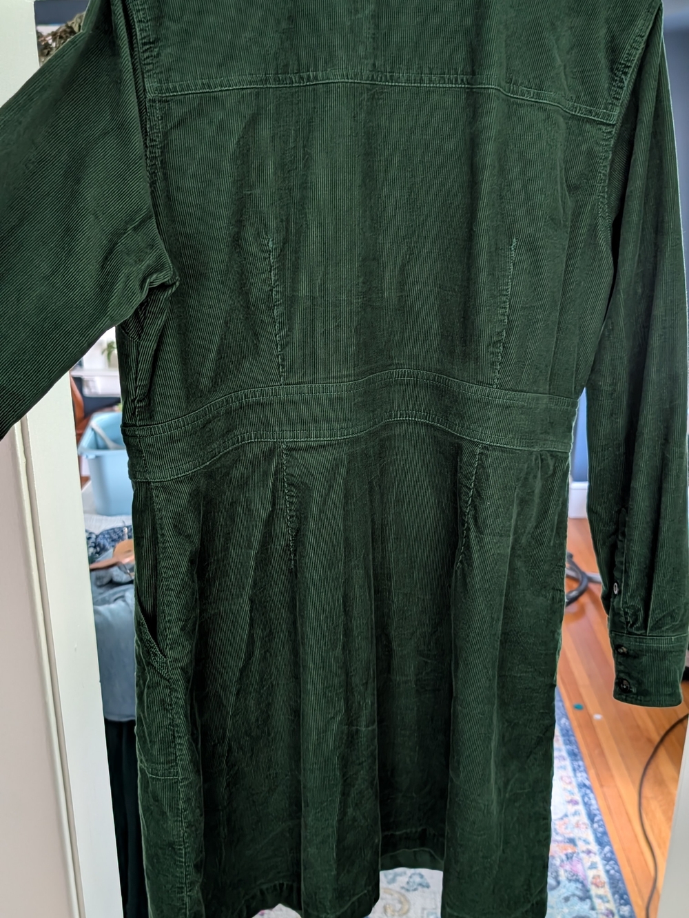 Boden Flora Cord Shirt Dress - Picture 8 of 8